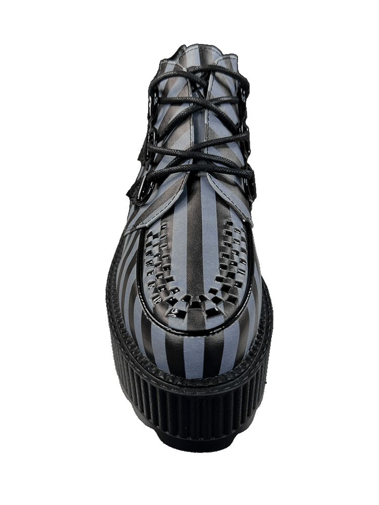 Yru Super Kreep Stripe Platform Shoes Stripes / Black / Grey | 1896IWLYF