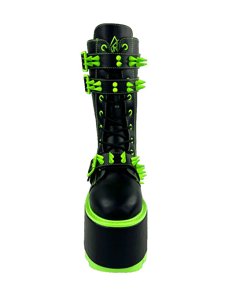 Yru Trance Boots Black / Green | 0581DEYUT