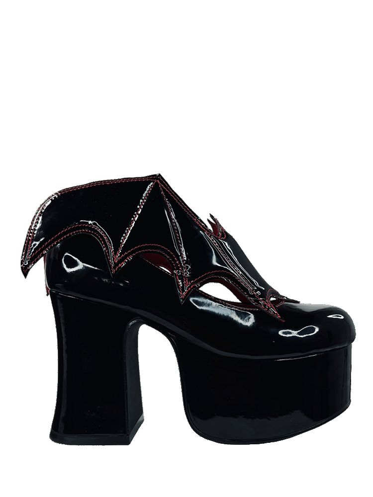 Yru Vampira Heels Black / Red | 2346WHYPL