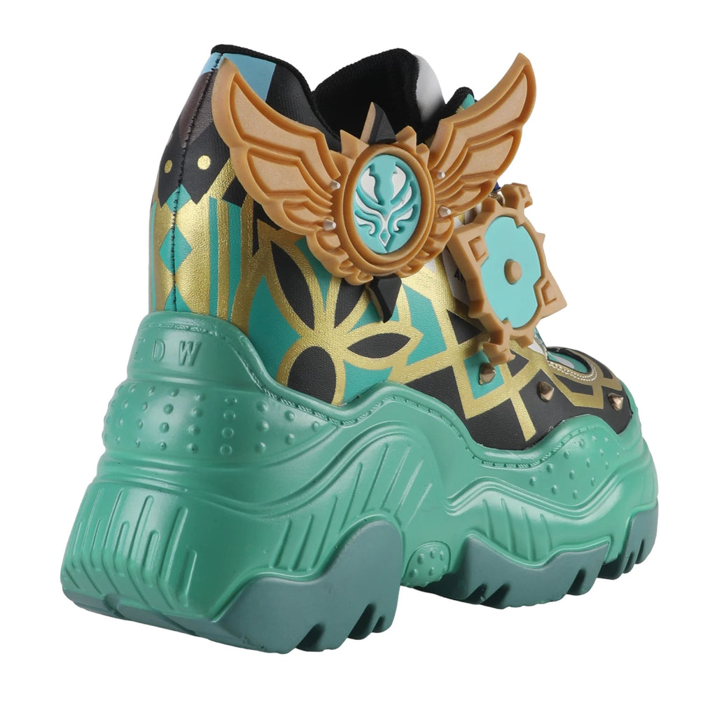 Yru Venti Platform Shoes Turquoise | 3642FLMGC